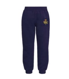 TRS-52-CFC - Joggers with school logo - Navy/logo