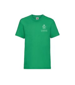 TSH-43-CFC - House T-shirt Esher - Emerald/logo