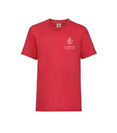 TSH-43-CFC - House T-shirt Radnor - Red/logo