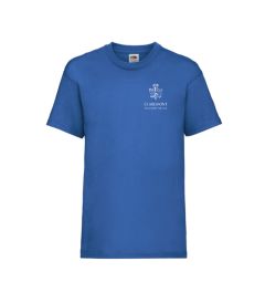 TSH-43-CFC - House T-shirt Norwood - Royal/logo