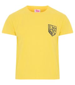 TSH-43-ESS - House T Shirt Lowndes - Yellow/logo