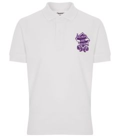 TSH-52-PKG - School Polo Shirt - White/logo