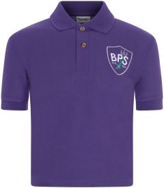 TSH-82-BSD - Banstead polo - Purple/logo