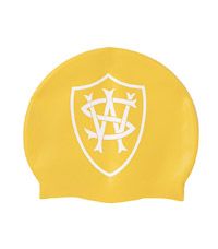 HAT-15-WPS - Wetherby Prep Swimming hat - Yellow/logo - One