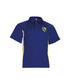 PLO-67-SMP - Boys polo shirt - Royal/yellow/white/l