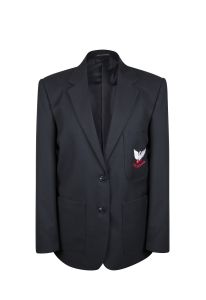 BLA-15-YRM - Boys senior blazer - Navy/logo