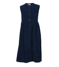 PIN-16-NCO - Cord pinafore dress - Navy
