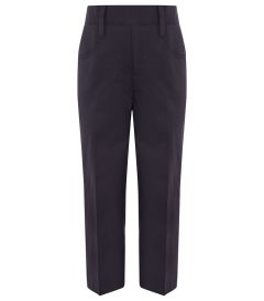TRS-23-PCT - Mock fly slim fit chino trouse - Navy