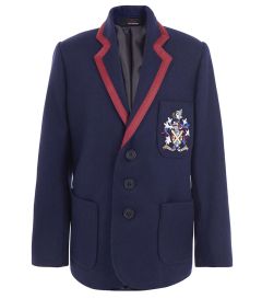 BLZ-93-SHS - Swanbourne House Blazer - Navy/Cherry/Logo