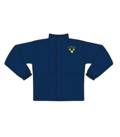 JKT-14-SPS - Waterproof Coat - Navy/logo