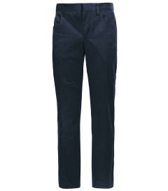 TRO-99-COT - Fixed waist chino trousers - Navy