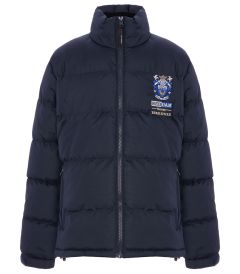 JKT-59-RDB - Standard fit coat - Navy/logo