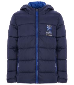 JKT-80-RDB - Junior School coat - Navy/royal/logo