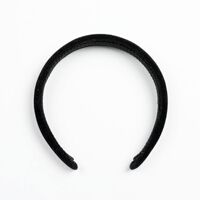 TPP-45-BND - Velvet alice hair band - Black - One