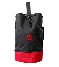 BAG-40-CHS - Chepstow House duffle bag - Black/red/logo - One