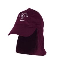 HAT-44-PBH - PBH Legionnaire hat - Maroon/logo - One 