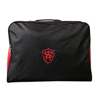 BGK-06-WPS - Wetherby book bag - Black/red/logo - One