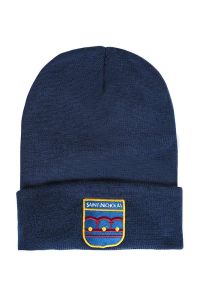 HAT-33-SNH - Saint Nicholas Winter hat - Navy/logo - One