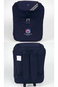 BAG-26-KNB - Knightsbridge junior back pack - Navy/logo - One