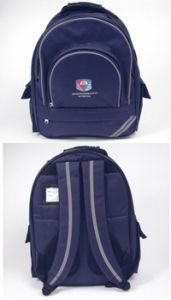 BAG-27-KNB - Knightsbridge Senior backpack - Navy/logo - One
