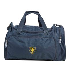 BAG-57-SJP - St John's Priory Kit bag - Navy/gold/logo - one