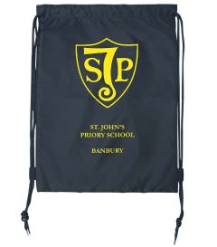 BAG-10-SJP - Drawsting PE bag - Navy/logo - one