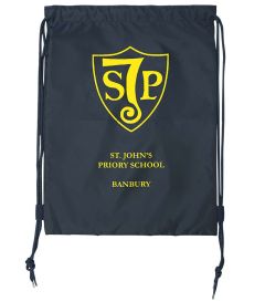 BAG-10-SJP - Drawsting PE bag - Navy/logo - one