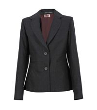 BLA-76-PWL - Lapwing ladies suit jacket - Charcoal shadow pins