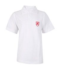 TSH-41-KPS - KPS Polo shirt - White/logo