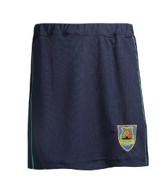 SKO-13-ABS - Aberdour Games skort - Navy/emerald/logo