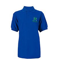 TSH-52-KEW - Kew Green polo shirt - Royal/logo