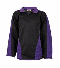 RGY-04-POL - Long sleeved games shirt - Black/purple
