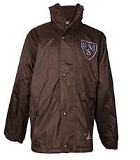 JKT-19-SMH - SMH Waterproof Jacket - Brown/Logo