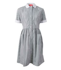 DRE-45-HAM - Summer dress - Grey/white stripe