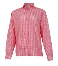 SHT-48-PCT - Check blouse - Red/white