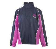 TRA-64-MOH - More House Tracksuit Top - Navy/pink/logo