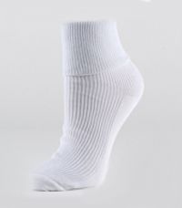 TPP-23-COP - Fold top ankle socks (2 pairs) - White