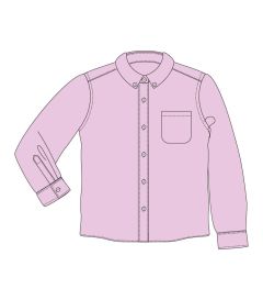 SHT-77-COP - Long sleeve shirt - Pink