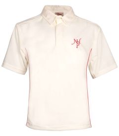 PLO-27-NHP - NHP Cricket Shirt - Off white/logo