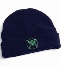 HAT-16-KEW - Kew Green fleece hat - Navy/logo