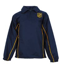 TRA-17-ESS - Eaton Square tracksuit top - Navy/gold/logo