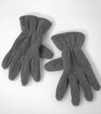 GLV-15-PFL - Fleece gloves - Grey