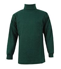 ROL-02-INT - Long sleeve classic rollneck - Bottle green
