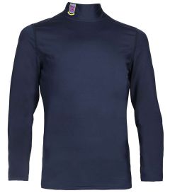 BAS-08-SNH - SNH Girls Baselayer Top - Navy/logo