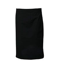 SKT-84-PVI - Straight Skirt - Black