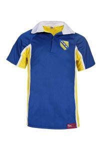 RGY-48-SMP - St Margaret - Royal/yellow/logo