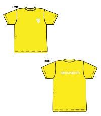 TSH-43-TWH - Drummond House T-Shirt - Yellow/logo