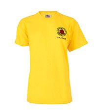 TSH-43-NLS - Kitchener house t-shirt - Yellow/logo
