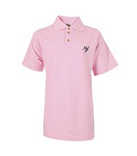 TSH-03-NHP - Summer polo shirt - Pale pink