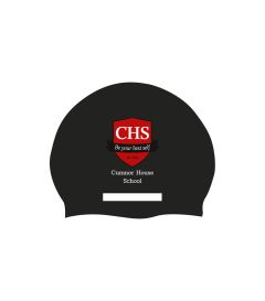 HAT-15-CMN - Swimming hat - Black/logo - One